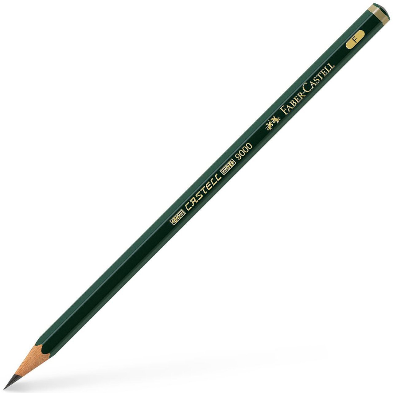 Faber Castell 9000 Yeşil Seri Dereceli Eskiz Cizim Kalemi F