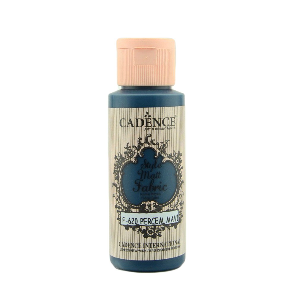Cadence Style Matt Fabric Kumaş Boyası 59ml 620 Perçem Mavi