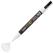 Uni Posca Marker Pc-3m Fine 0.9-1.3 Mm White