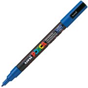 Uni Posca Marker Pc-3m Fine 0.9-1.3 Mm Blue