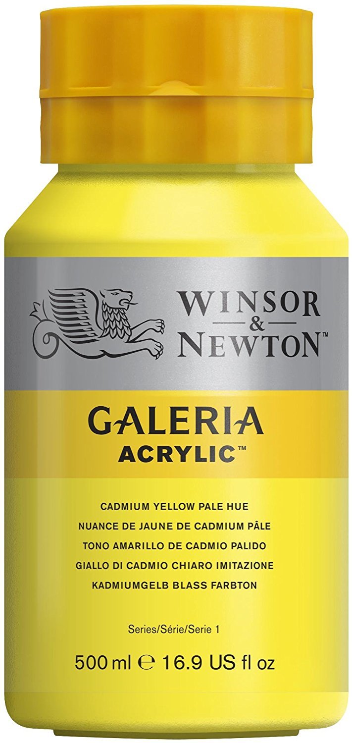 Winsor Newton Galeria Akrilik Boya 500ml 114 Cadmium Yellow Pale Hue