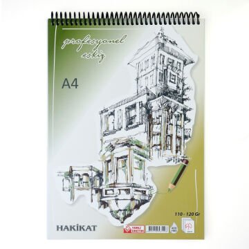 A4 (21x29.7 cm) Karakalem Çizim Defterleri