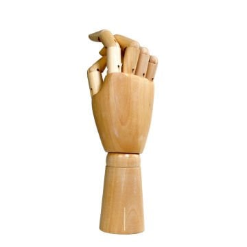 Art Design Ahşap Manken Sağ El 30cm Erkek