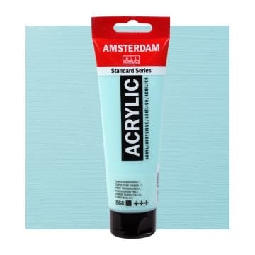 Amsterdam Akrilik Boya 120ml 660 Turquoise Green Lt