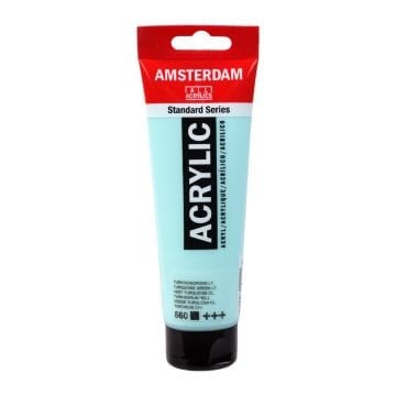 Amsterdam Akrilik Boya 120ml 660 Turquoise Green Lt