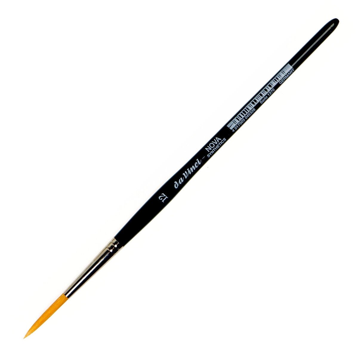 Da Vinci Nova Sentetik Yuvarlak Uzun Tabela Yazı Fırçası Seri 1270 No 12