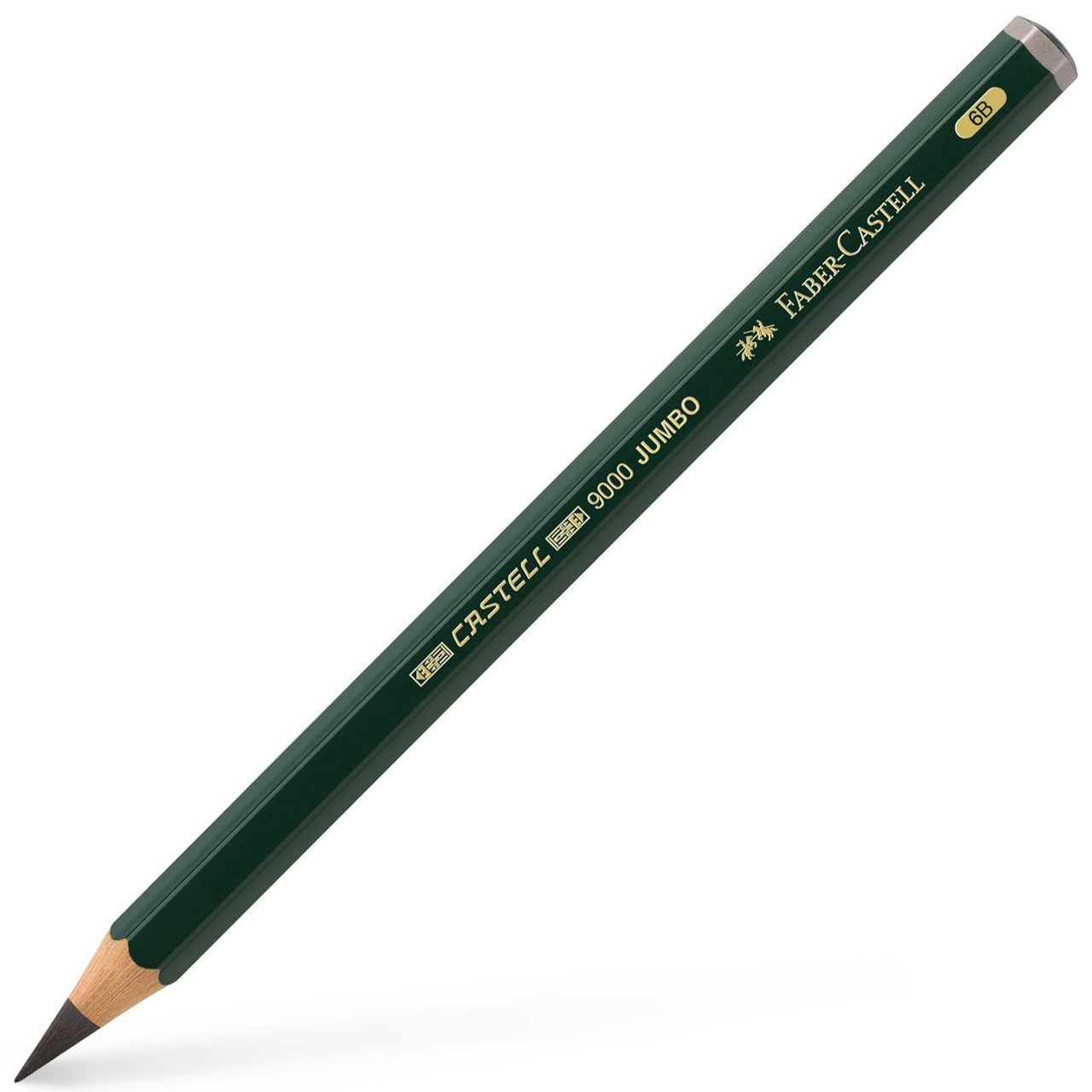 Faber Castell 9000 Yeşil Seri Jumbo Dereceli Eskiz Cizim Kalemi 6b