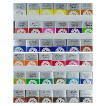 Afra Artists Water Colours Sulu Boya Medium Tablet Seti 36lı