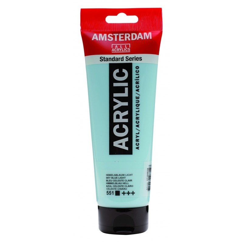 Amsterdam Akrilik Boya 120ml 551 Sky Blue Light