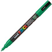 Uni Posca Marker Pc-3m Fine 0.9-1.3 Mm Green