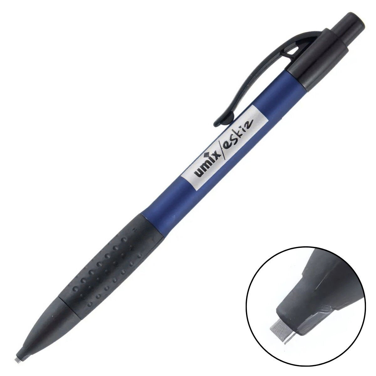 Umix Eskiz Sınav Mekanik Versatil Kalem 1.8x0.9mm Ucu Lacivert