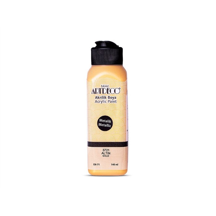 Artdeco Akrilik Boya 140ml 3721 Metalik Altın