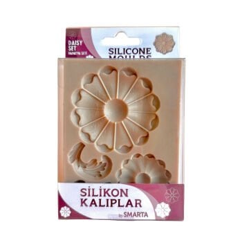 Smarta Silikon Kalıplar Papatya Seti 100x130x15mm