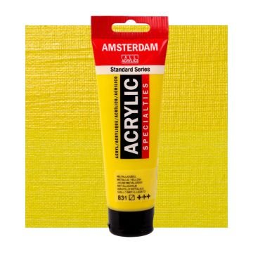 Amsterdam Akrilik Boya 120ml 831 Metallic Yellow