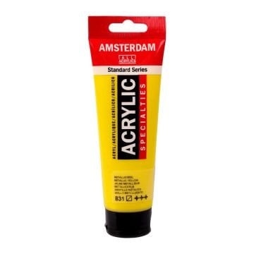Amsterdam Akrilik Boya 120ml 831 Metallic Yellow