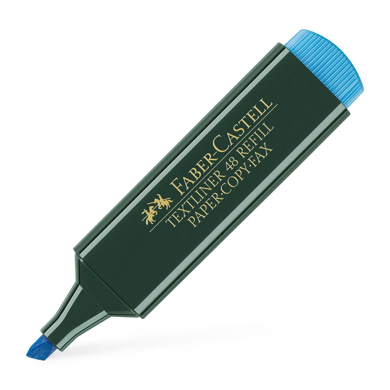 Faber Castell 48 Fosforlu Kalem Mavi
