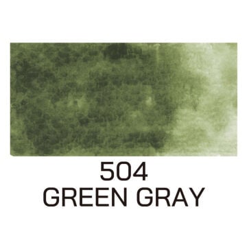 Zig Gansai Tambi Sulu Boya Tablet No 504 Green Gray