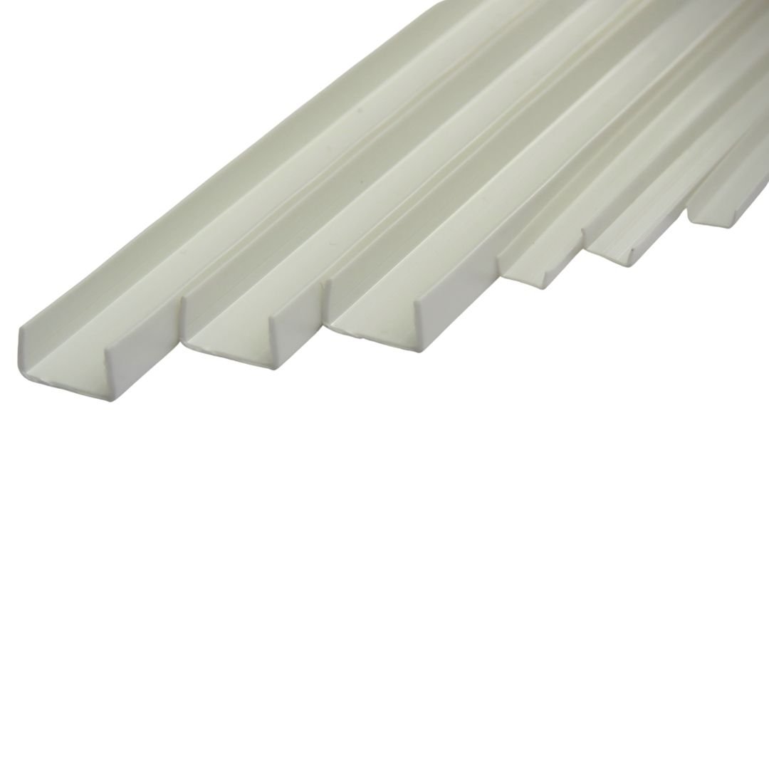 Art Elegant Plastik U Profil Çıta 5x10mm 50cm 10lu
