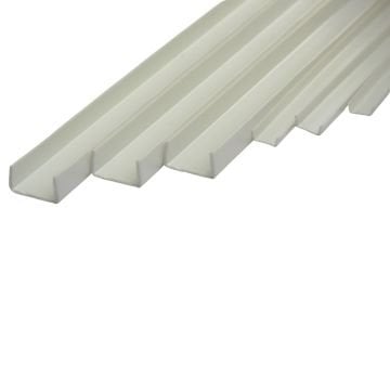 Art Elegant Plastik U Profil Çıta 5x10mm 50cm 10lu