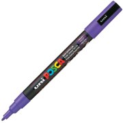 Uni Posca Marker Pc-3m Fine 0.9-1.3 Mm Violet