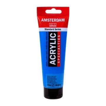 Amsterdam Akrilik Boya 120ml 834 Metallic Blue