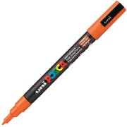 Uni Posca Marker Pc-3m Fine 0.9-1.3 Mm Orange