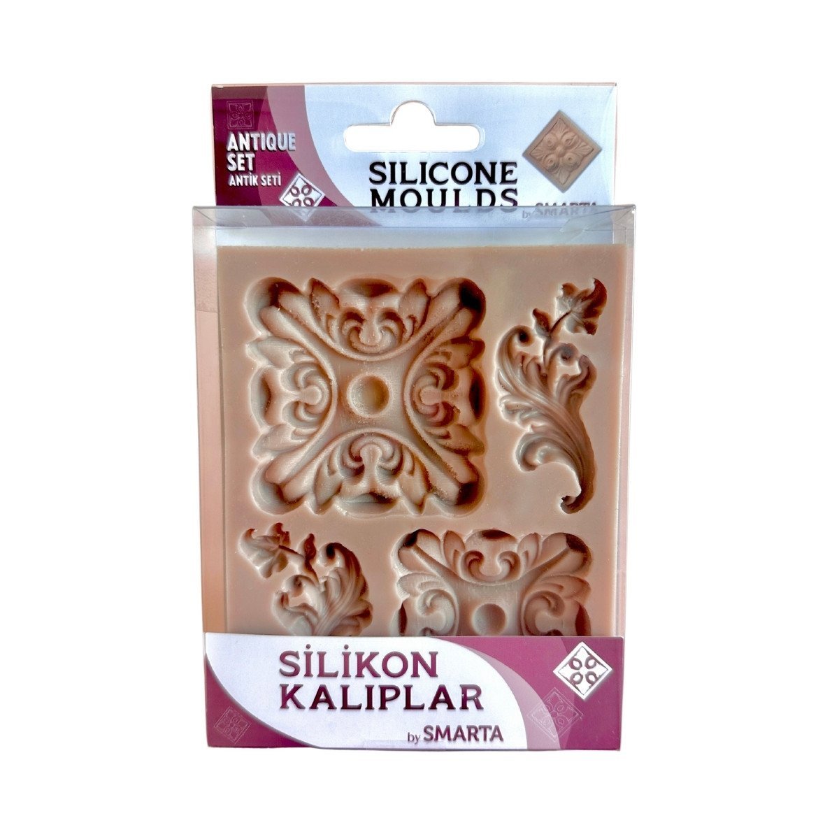 Smarta Silikon Kalıplar Antik Seti 100x130x15mm