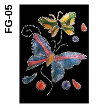 Kumtoys Filografi Sanatı 23x33cm FG-05 Kelebek
