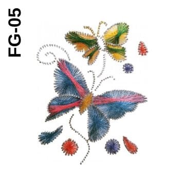 Kumtoys Filografi Sanatı 23x33cm FG-05 Kelebek