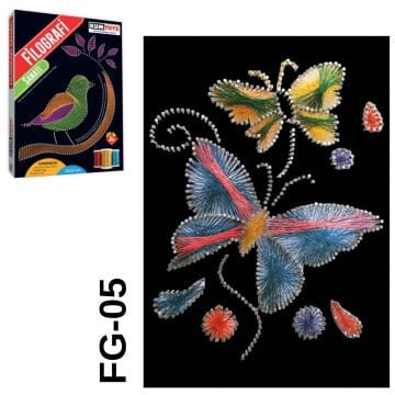 Kumtoys Filografi Sanatı 24x17cm 03 Kelebek
