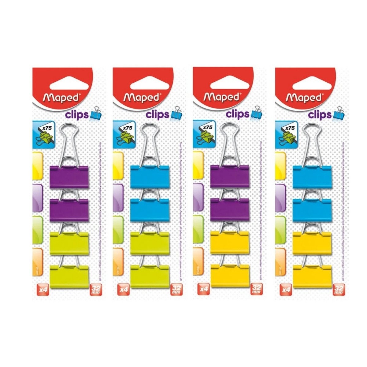 Maped Renkli Kıskaç 32mm 036100AA