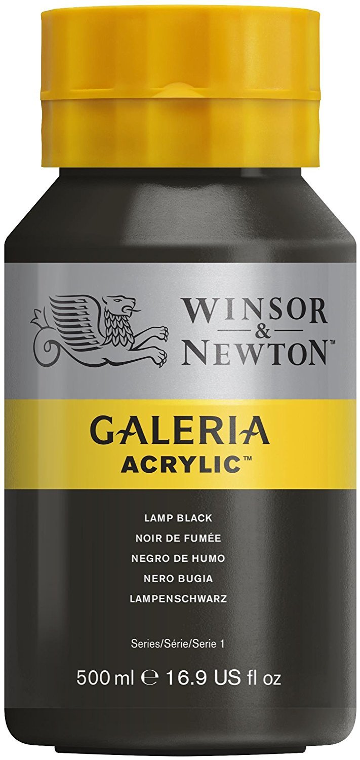 Winsor Newton Galeria Akrilik Boya 500ml 337 Lamp Black