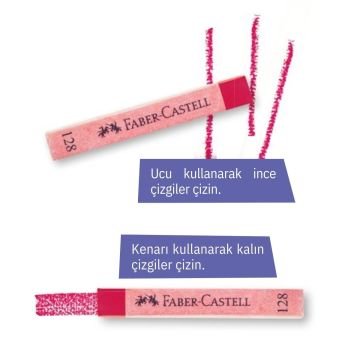 Faber Castell Mavi Kutu Soft Pastel Boya Yarım 24 Renk