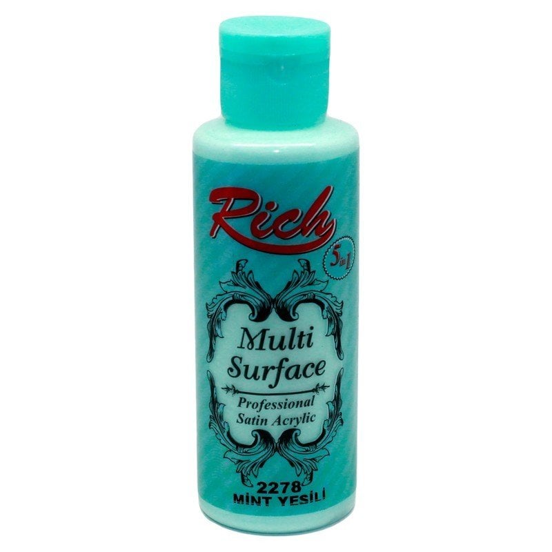 Rich Multi Surface Akrilik Boya 120ml 2278 Mint Yeşili
