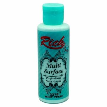 Rich Multi Surface Akrilik Boya 120ml 2278 Mint Yeşili