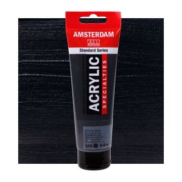 Amsterdam Akrilik Boya 120ml 850 Metallic Black