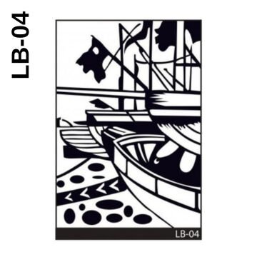 Kumtoys Tam Bir Set Linol Baskı 22x32cm 2.5mm LB-04 Marina