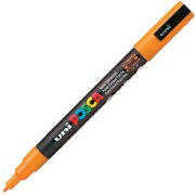 Uni Posca Marker Pc-3m Fine 0.9-1.3 Mm Bright Yellow