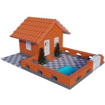 Küçük Mimar Yazlık Evi 1/50 23x26x10cm