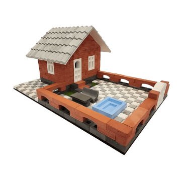 Küçük Mimar Yazlık Evi 1/50 23x26x10cm