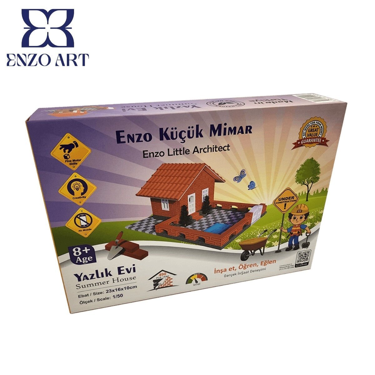 Küçük Mimar Yazlık Evi 1/50 23x26x10cm