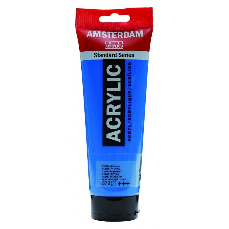 Amsterdam Akrilik Boya 120ml 572 Primary Cyan