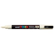 Uni Posca Marker Pc-3m Fine 0.9-1.3 Mm Ivory
