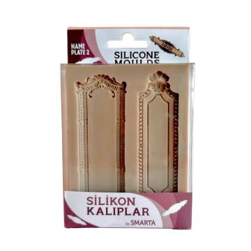 Smarta Silikon Kalıplar İsim Plakası 100x130x15mm
