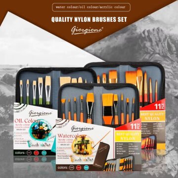 Giorgione Fırça Seti 11li Çantalı Oil Colour