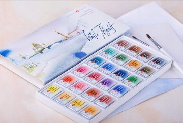 Nevskaya Palitra Extra Fine White Nights Tablet Sulu Boya Seti 24lü