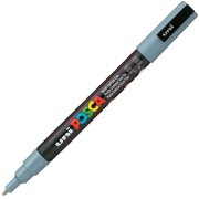 Uni Posca Marker Pc-3m Fine 0.9-1.3 Mm Grey