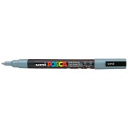 Uni Posca Marker Pc-3m Fine 0.9-1.3 Mm Grey