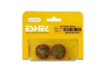 Eshel Maket Çift Katlı Saksı 1/100 2li