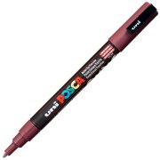 Uni Posca Marker Pc-3m Fine 0.9-1.3 Mm Red Wine
